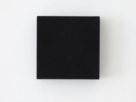 Schwarzer Kasten  Black Box by Blinky Palermo contemporary artwork Sculpture