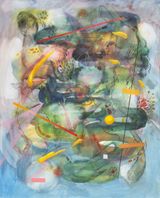 Under the gloomy light by Ziping Wang contemporary artwork painting