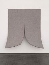 Work on Felt Variation 8 Grey by Naama Tsabar contemporary artwork sculpture