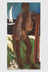 Portrait of a Young Boy by Gideon Appah contemporary artwork painting