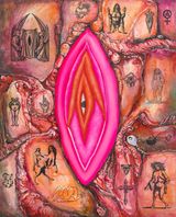 Gore Deco  Flat Hole 2 by Jang Pa contemporary artwork painting