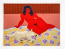 Model and Louis by March Avery contemporary artwork Painting