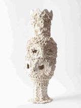 Frivolous Froufrou Urn by Ebony Russell contemporary artwork sculpture