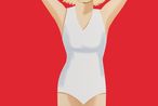 Coca-Cola Girl 2 - Ed. 1960 by Alex Katz contemporary artwork Print
