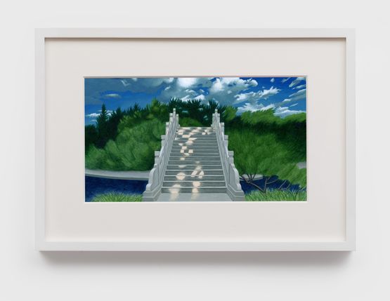 The Bridge I by Gao Yuan contemporary artwork Painting