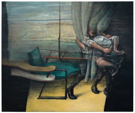 The Verge by Nikos Aslanidis contemporary artwork Painting