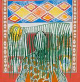 Logun Mariwo series by Alberto Pitta contemporary artwork painting print