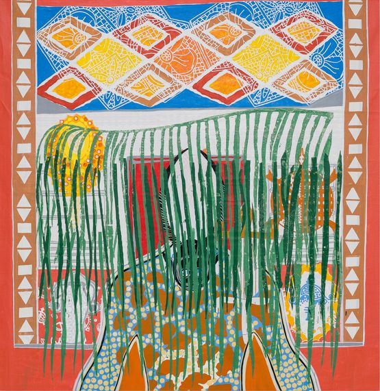 Logun Mariwo series by Alberto Pitta contemporary artwork Painting