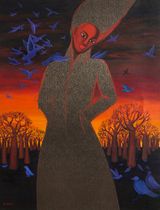 A journey Far Away by Jung Kangja contemporary artwork painting