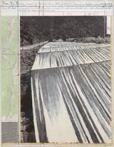 Over the River Project for the Arkansas River State of Colorado by Christo contemporary artwork mixed media