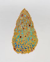 Ovo by Leda Catunda contemporary artwork painting textile