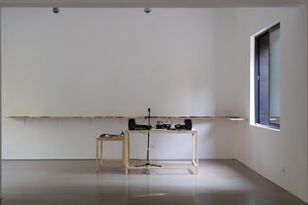 Contemporary art exhibition Tarek Atoui The Ground at Mirrored Gardens