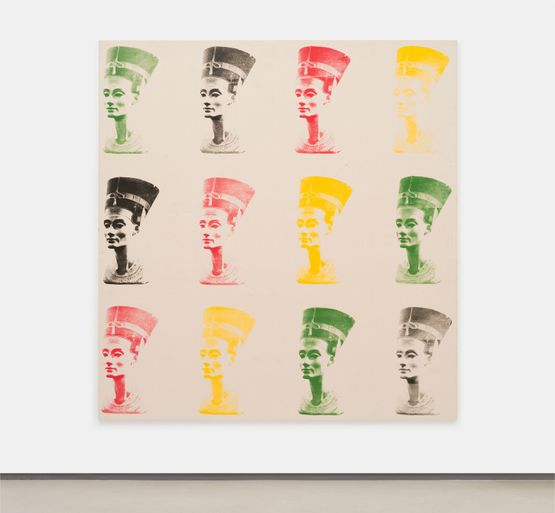 Twelve Nefertitis Warhol Type Beat by Awol Erizku contemporary artwork Print