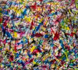 Colour Symphony I by Choy Weng Yang contemporary artwork painting