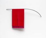 Red Split by Helen Calder contemporary artwork painting sculpture