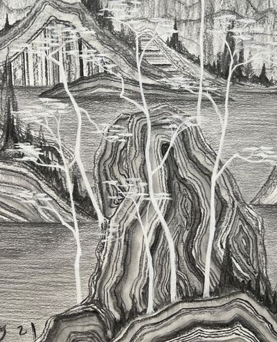 Huang Yuxings Monochromatic Studies of Landscape at Almine Rech