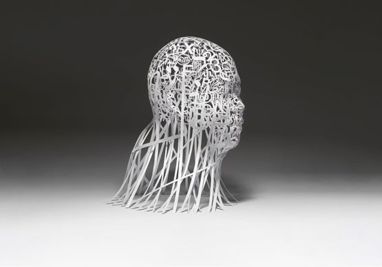 Le mystere dAwilda by Jaume Plensa contemporary artwork Sculpture