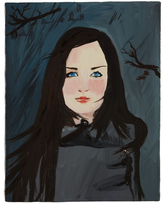 Mary Calling Up a Storm by Karen Kilimnik contemporary artwork Painting