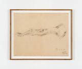 Nudo disteso fronte e retro by Filippo De Pisis contemporary artwork drawing works on paper