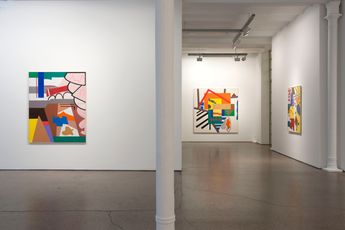 Contemporary art exhibition Shirley Jaffe Shirley Jaffe at Galerie Greta Meert Brussels Belgium