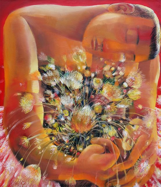 Heart and soul by Alvin Ong contemporary artwork Painting