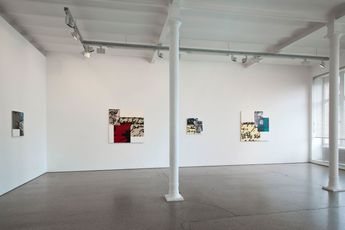 Contemporary art exhibition Ian Wallace Tropismes at Galerie Greta Meert Brussels Belgium