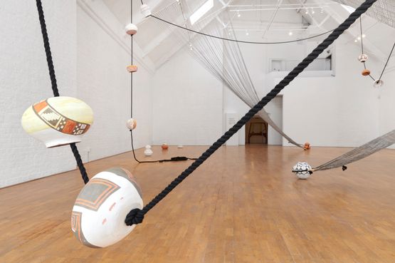 LEGS stretched WHEN THE ARMS II by Mariana Castillo Deball contemporary artwork Sculpture