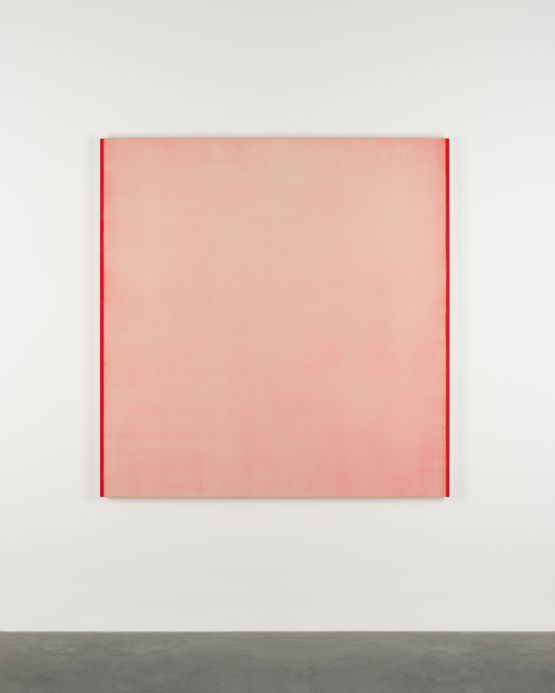 Untitled Pyrrole Red by Callum Innes contemporary artwork Painting