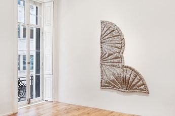 Contemporary art exhibition Joel Morrison Steel Life Crisis at Almine Rech Saville Row Mayfair United Kingdom