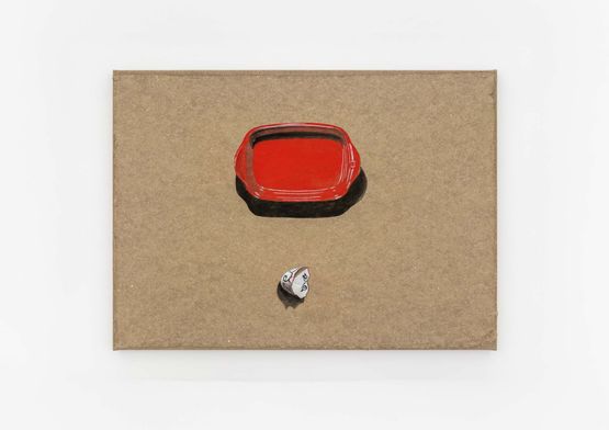 Plat a gratin et porcelaine japonaise by Martine Bedin contemporary artwork Painting
