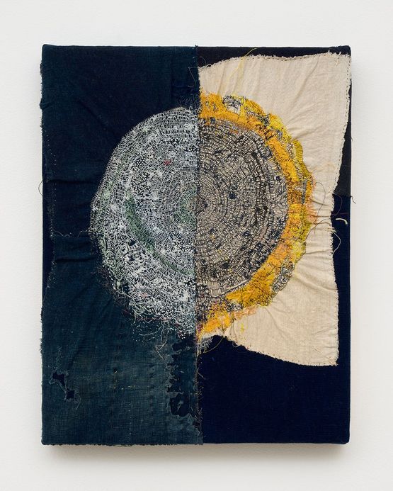 Blink 1 by Junko Oki contemporary artwork Textile