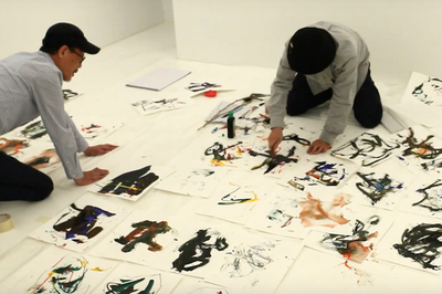 Sadaharu Horio Performance Manipulating the Air