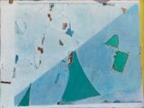 Diagonal Composition with Two Ears on Top by Tang Yongxiang contemporary artwork painting works on paper