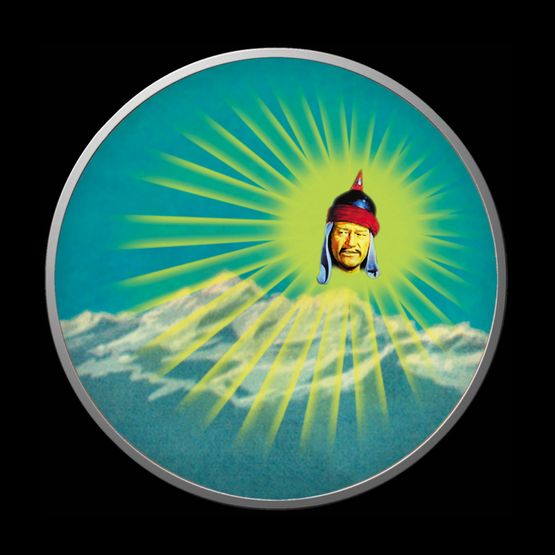 Genghis Khan They Made History by Iftikhar Dadi  Elizabeth Dadi contemporary artwork Mixed Media