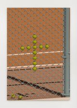 Cross Court by Erin Wright contemporary artwork painting