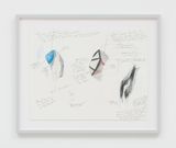 Untitled study for Messenger by Ragen Moss contemporary artwork drawing works on paper
