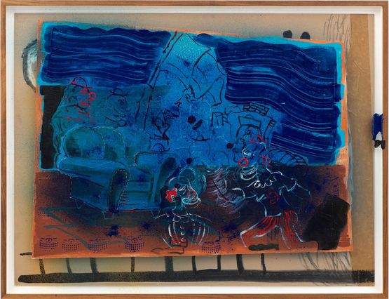 The air was shimmering with diabolic vibrations by Walter Price contemporary artwork Painting