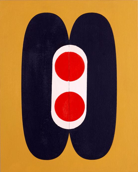 Code 18 by Lubna Chowdhary contemporary artwork Painting