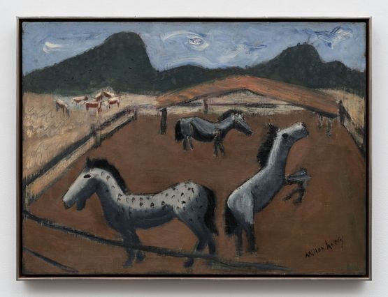 Wild Horses by Milton Avery contemporary artwork Painting