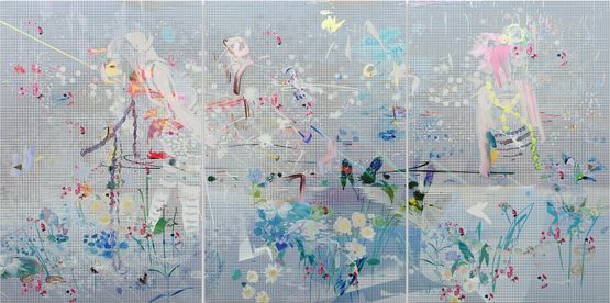 los dlas del agua_mademoiselle agnEspain killerscivil War by Petra Cortright contemporary artwork Works on Paper