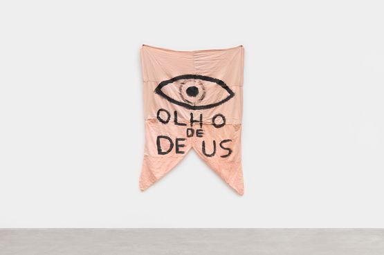 Olho de Deus by Paulo Nazareth contemporary artwork Textile