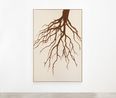 The Tree of the Storm roots paintings by Claudia Comte contemporary artwork Painting