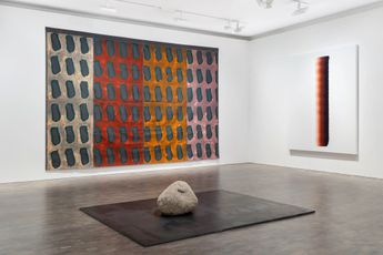 Contemporary art exhibition Lee Ufan Claude Viallat Encounter at Pace Gallery London United Kingdom