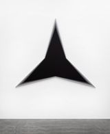 Black Should Bleed to Edge Black by Philippe Decrauzat contemporary artwork painting