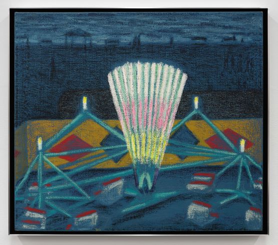 Coney Island Spin Ride Astroland by Jane Dickson contemporary artwork Drawing