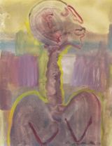 Autumn Moment by Francis Upritchard contemporary artwork works on paper