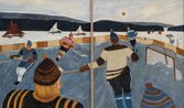 Lake Game by James P. Morse contemporary artwork Painting