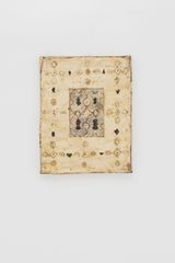 A occhio e croce by Mirco Marchelli contemporary artwork painting works on paper mixed media textile