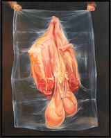 Silver Lining by Oda Jaune contemporary artwork painting