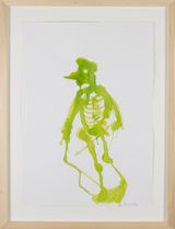 Green Man by Lois Weinberger contemporary artwork painting